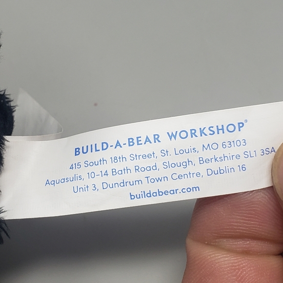 2021 Build A Bear Mini Black Lab Puppy Dog Plush - Picture 7 of 10